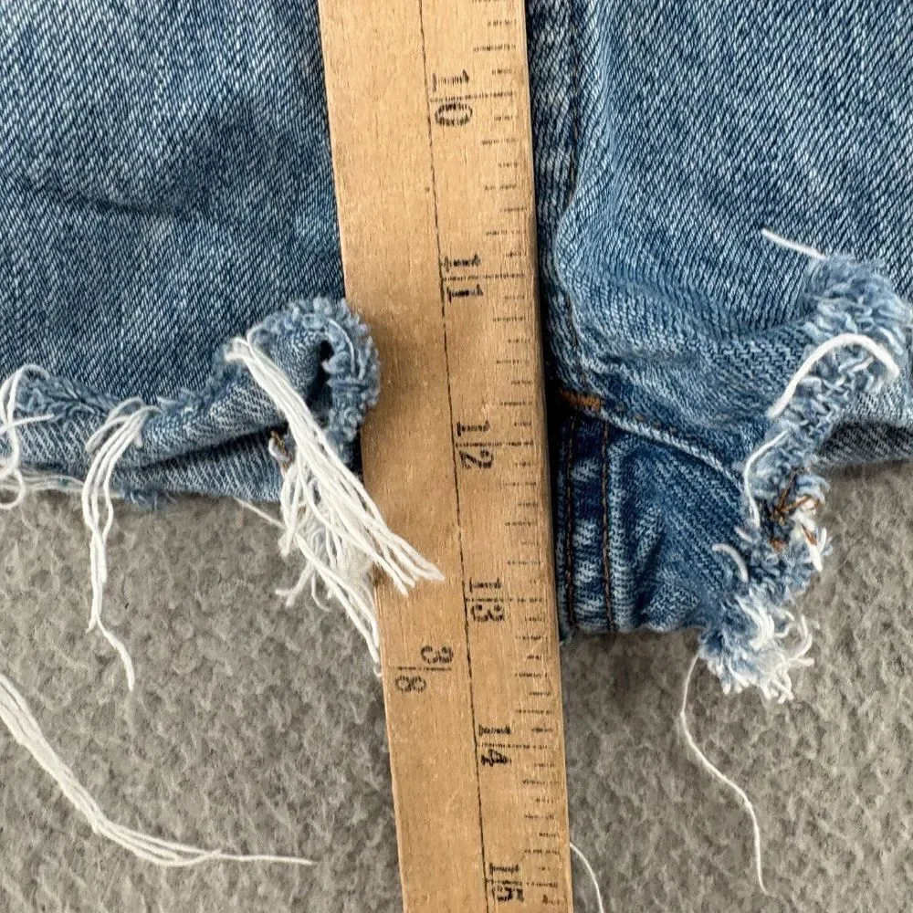 Madewell High-Rise Long Denim Shorts Size 26